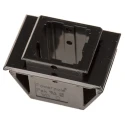 Anderson Power Products Powerpole Series 4 Way Female Battery Connector, Panel Mount, Straight Orientation 1470G1+110G9-BK