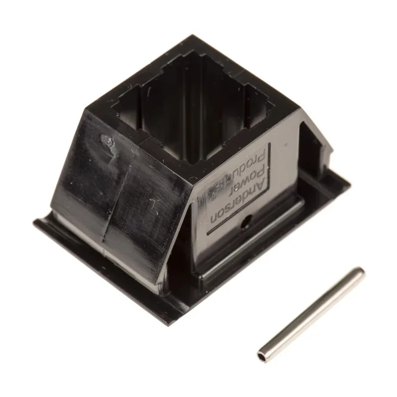 Anderson Power Products Powerpole Series 4 Way Female Battery Connector, Panel Mount, Straight Orientation 1470G1+110G9-BK