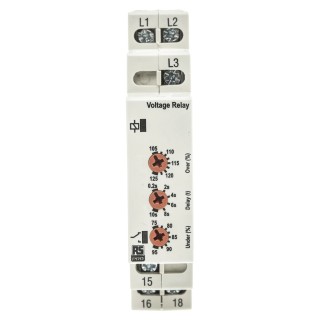 RS PRO 3 Phase Monitoring Relay 400 V AC Supply Voltage, SPDT Contact, DIN Rail Mount 102-6137