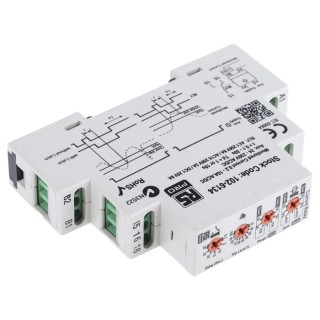 Omron Monitoring Relay, 1 Phase, SPDT, DIN Rail Mount, 1A to 10A Current, 230V AC Supply, Model 102-6134