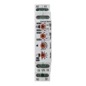 Omron Monitoring Relay, 1 Phase, SPDT, DIN Rail Mount, 1A to 10A Current, 230V AC Supply, Model 102-6134