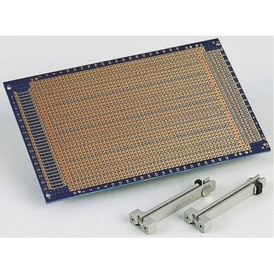 Essentra PCB Eurocard Support Track Board Mounts with Lock for 1.6 mm PCBs VMCG2-090-PBK