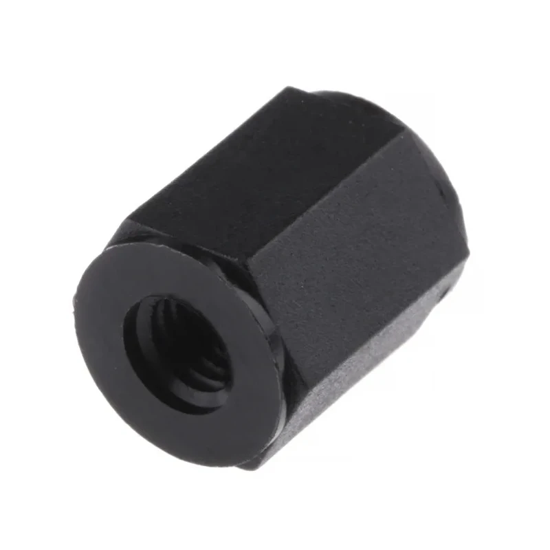 Essentra Threaded Standoff Nylon Hex 10 mm Body, M4 Thread Size, 8 mm Hex Size HTSN-M4-10-8-1
