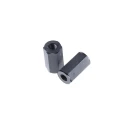 Essentra Nylon Threaded Standoff M4, 15 mm Body, Female/Female Thread, Hex Shape HTSN-M4-15-8-1