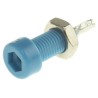 Johnson Components Blue Female 2 mm Test Socket Connector, Solder Termination, 10A, Tin Plating 105-0810-001