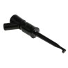Hirschmann Test & Measurement Black Socket Hook Clip, 2 mm Tip, 60V dc 6A 973501100 KLEPS 2 BU BLACK