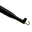 Hirschmann Test & Measurement Black Socket Hook Clip, 2 mm Tip, 60V dc 6A 973501100 KLEPS 2 BU BLACK