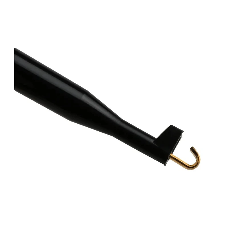Hirschmann Test & Measurement Black Socket Hook Clip, 2 mm Tip, 60V dc 6A 973501100 KLEPS 2 BU BLACK