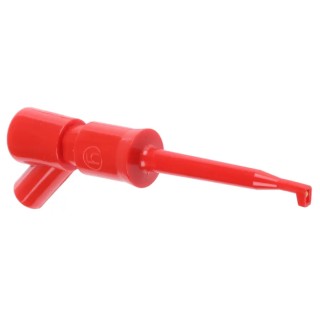 Hirschmann Test & Measurement Red Socket Hook Clip 2 mm Tip 60V DC 6A 973501101