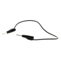 Hirschmann Test & Measurement Connector Test Lead 6A, 60V dc, Black, 250mm Lead Length 973594100