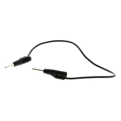 Hirschmann Test & Measurement Connector Test Lead 6A, 60V dc, Black, 250mm Lead Length 973594100