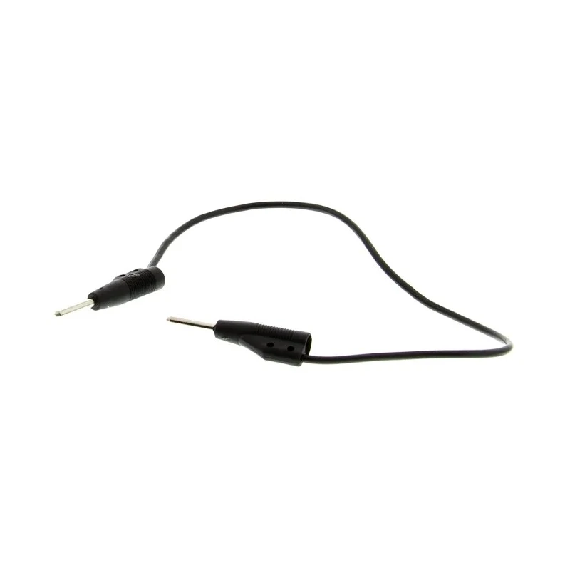 Hirschmann Test & Measurement Connector Test Lead 6A, 60V dc, Black, 250mm Lead Length 973594100