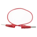 Hirschmann Test & Measurement Connector Test Lead, 6A, 60V DC, Red, 250mm Lead Length 973594101