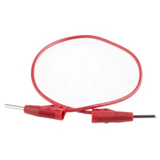 Hirschmann Test & Measurement Connector Test Lead, 6A, 60V DC, Red, 250mm Lead Length 973594101