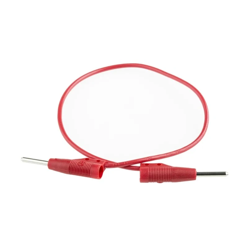 Hirschmann Test & Measurement Connector Test Lead, 6A, 60V DC, Red, 250mm Lead Length 973594101