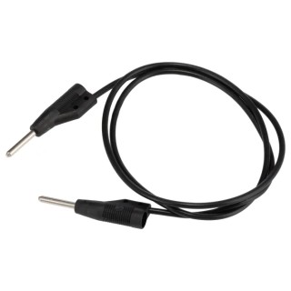 Hirschmann Test & Measurement Connector Test Lead 6A, 60V dc, Black, 500mm Lead Length 973595100