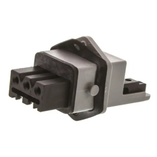 Hirschmann Industrial Power Connector 16A, 400V, IP54 Rated, Black Grey Panel Mount 3P+PE ST 