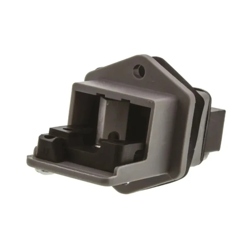 Hirschmann Industrial Power Connector 16A, 400V, IP54 Rated, Black Grey Panel Mount 3P+PE ST 