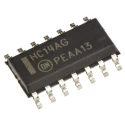 onsemi Hex Schmitt Trigger Input Inverter 6-Element 14-Pin SOIC 2 to 6 V MC74HC14ADG