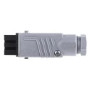 Hirschmann Heavy Duty Power Connector Female Grey Cable Mount 3+PE 16A 250V 400V IP54 ST IP54