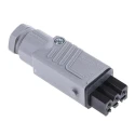 Hirschmann Heavy Duty Power Connector Female Grey Cable Mount 3+PE 16A 250V 400V IP54 ST IP54