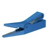 Staubli Blue Crocodile Clip Brass Contact Insulated 10A 12mm Jaw Opening 64.9209-23