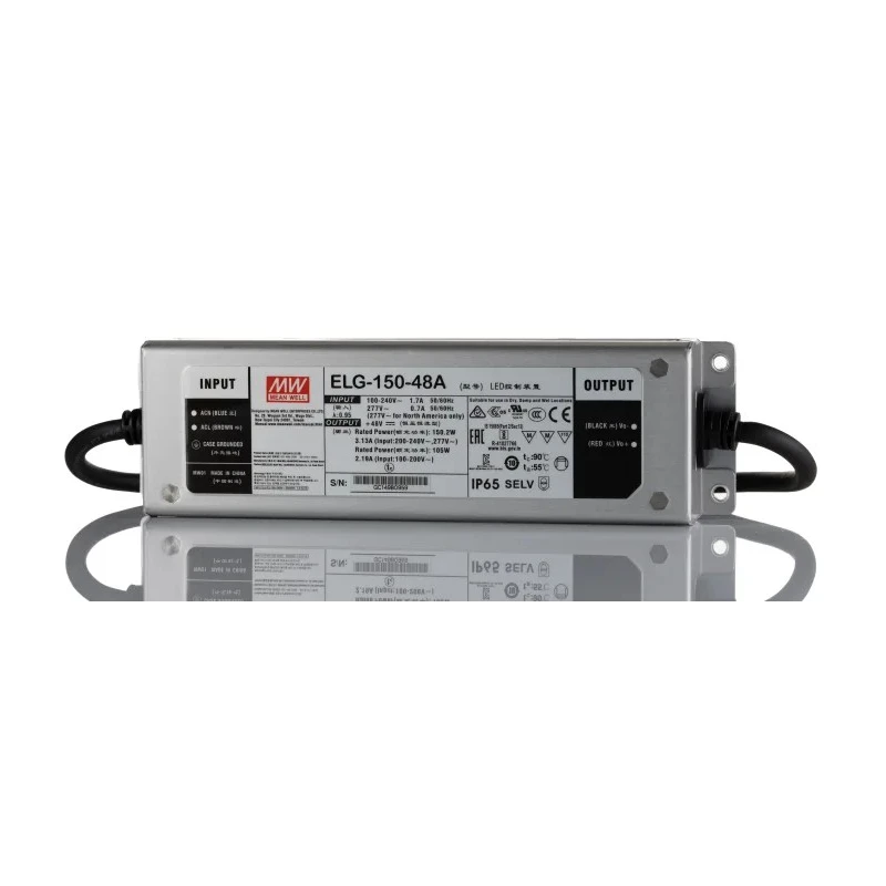 MEAN WELL IP65 Encapsulated 1 Output Potentiometer Dimmable LED Driver 48V 150W 900mA 