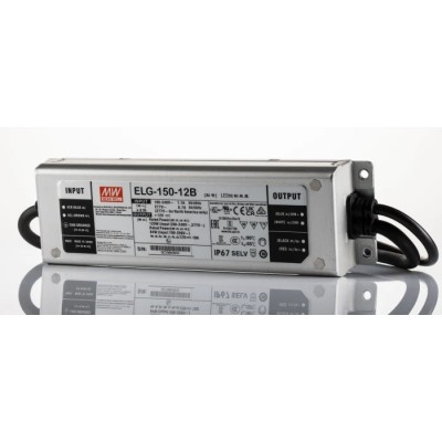 MEAN WELL IP67 Encapsulated Potentiometer Dimmable LED Driver 12V 150W 900mA 