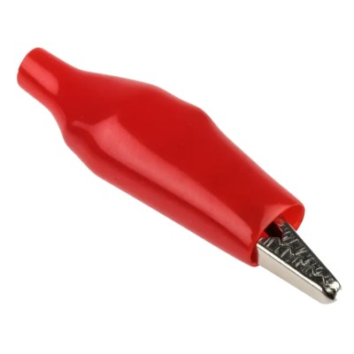 Orbitec Red Insulated Crocodile Clip 6mm Jaw Opening Vinyl Insulation 63-26607A PKTS.