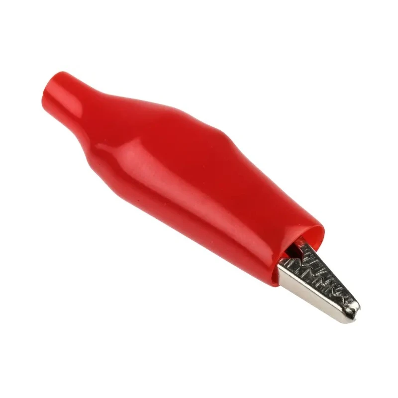 Orbitec Red Insulated Crocodile Clip 6mm Jaw Opening Vinyl Insulation 63-26607A PKTS.