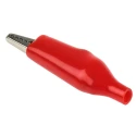 Orbitec Red Insulated Crocodile Clip 6mm Jaw Opening Vinyl Insulation 63-26607A PKTS.