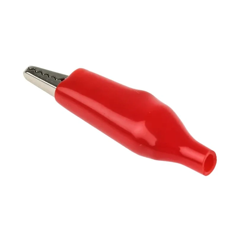 Orbitec Red Insulated Crocodile Clip 6mm Jaw Opening Vinyl Insulation 63-26607A PKTS.