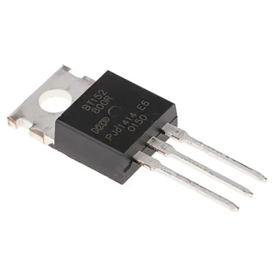 WeEn Semiconductors Co., Ltd Thyristor SCR 800 V, 13 A, 32 mA Gate Current, 220 A Surge Current, TO-220 BT152-800R,127