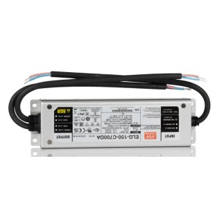 MEAN WELL Dimmable IP67 LED Driver 1 Output 225V 150W 900mA DALI 