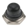 APEM Black Push Button Boot for Use with Push Button U31+U21