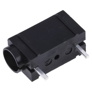 RS PRO Black Female Test Socket 4 mm Connector 50 V 10 A Silver Plating 103-6527