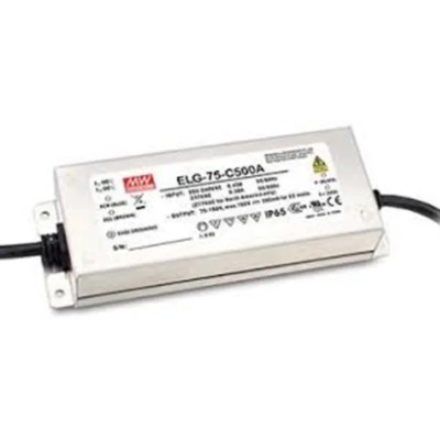 MEAN WELL  IP65 1 Output LED Driver, 36V, 75 W, 450mA DALI, Encapsulated, Screw Mount IP65 ELG-75 Series