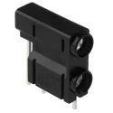 RS PRO Black Female Test Socket 4 mm Connector Plug-In Termination 50V 10A Silver Plating 103-6561