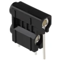 RS PRO Black Female Test Socket 4 mm Connector Plug-In Termination 50V 10A Silver Plating 103-6561