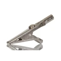 RS PRO Silver Crocodile Clip Nickel Plated Steel Contact 5A 15mm Jaw Opening 103-7249