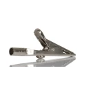 RS PRO Silver Crocodile Clip Nickel Plated Steel Contact 5A 15mm Jaw Opening 103-7249