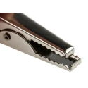 RS PRO Silver Crocodile Clip Nickel Plated Steel Contact 5A 15mm Jaw Opening 103-7249