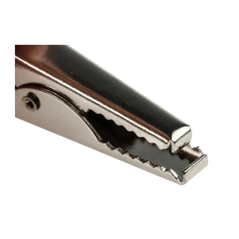 RS PRO Silver Crocodile Clip Nickel Plated Steel Contact 5A 15mm Jaw Opening 103-7249