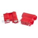 RS PRO Red Female Test Socket 4 mm Connector Plug-In Termination 50V 10A Silver Plating 103-6555