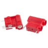 RS PRO Red Female Test Socket 4 mm Connector Plug-In Termination 50V 10A Silver Plating 103-6555