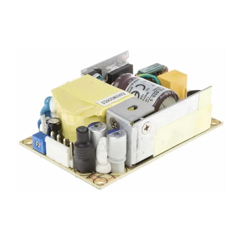 MEAN WELL Switching Power Supply 5V DC, 55W, 11A Output Current, Chassis Mount EPS-65S-5