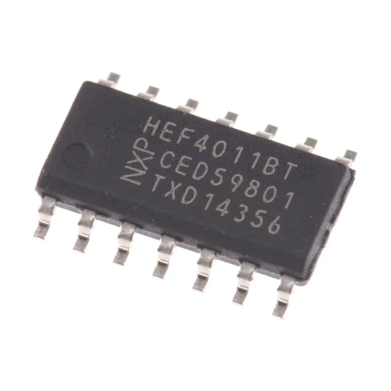 Nexperia 4 2-Input NAND Logic Gate, 14-Pin SOIC HEF4011BT,652
