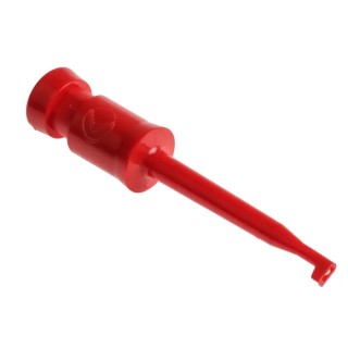 Hirschmann Test & Measurement Red Solder Hook Clip 2 mm Tip, 60V DC, 6A Current 931467101