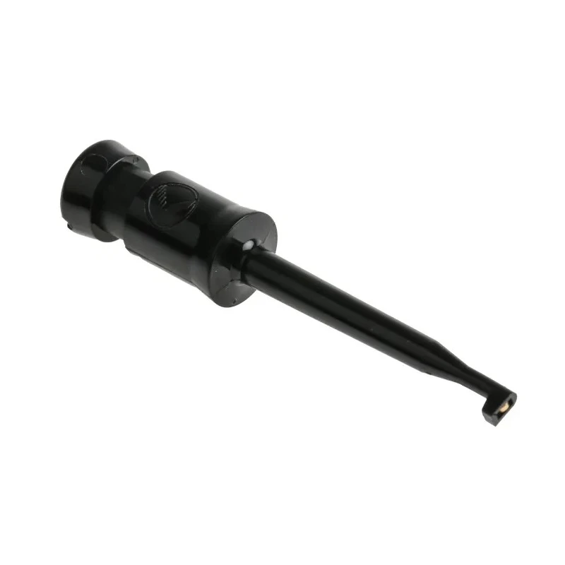 Hirschmann Test & Measurement Black Solder Hook Clip, 2 mm Tip, 60V dc, 6A Current 931467100
