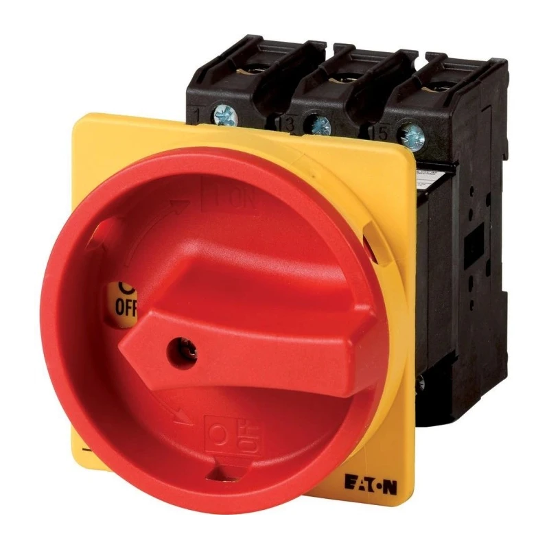 Eaton 3-Pole Rear Isolator Switch IP65 63A 30kW Suitable for 690V AC and 24V DC Applications 
